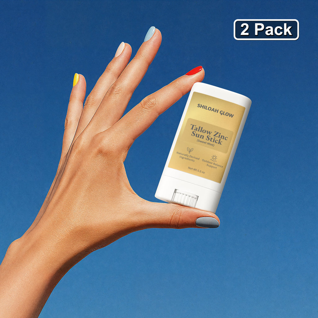 2 Pack Tallow Zinc Sun Stick