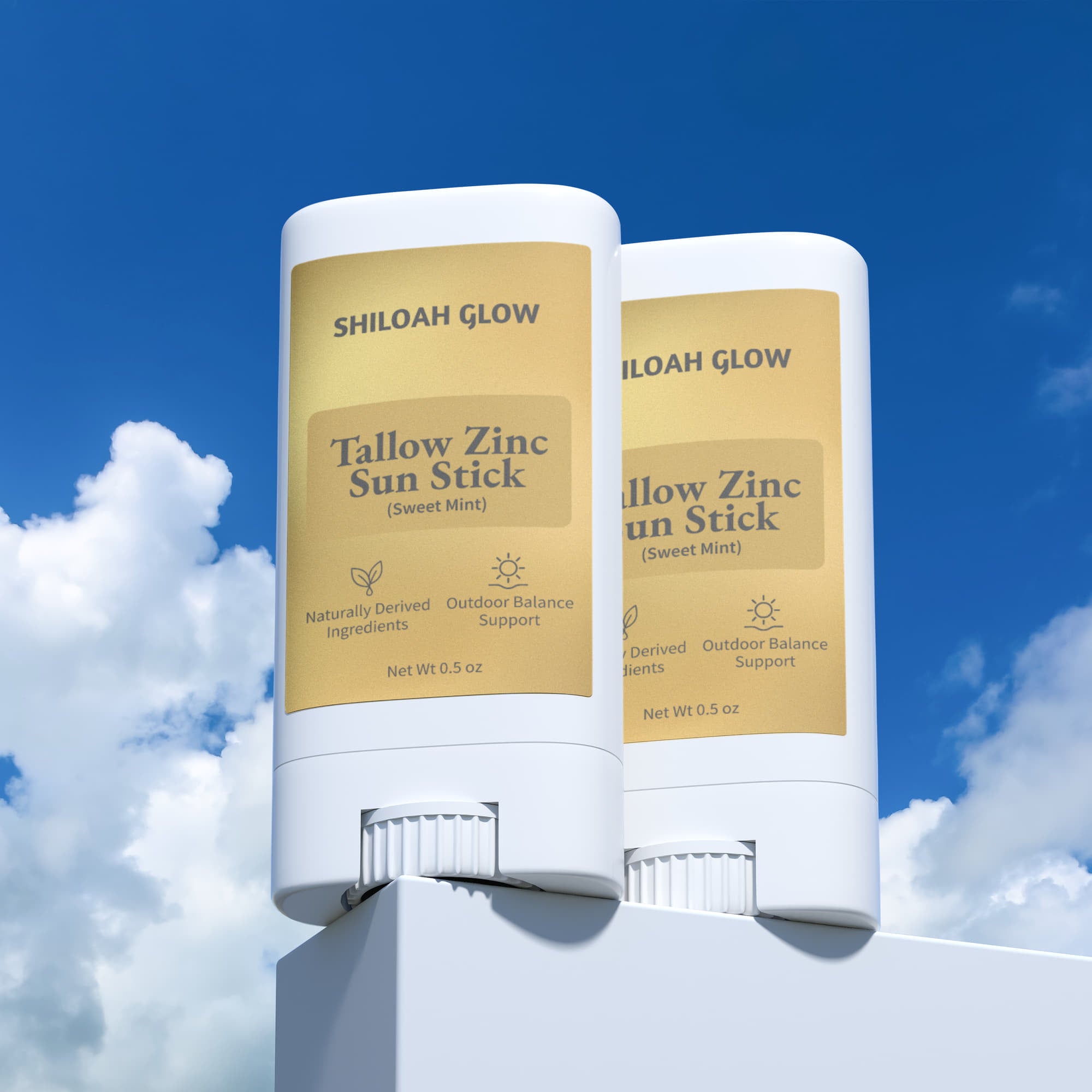 2 Pack Tallow Zinc Sun Stick
