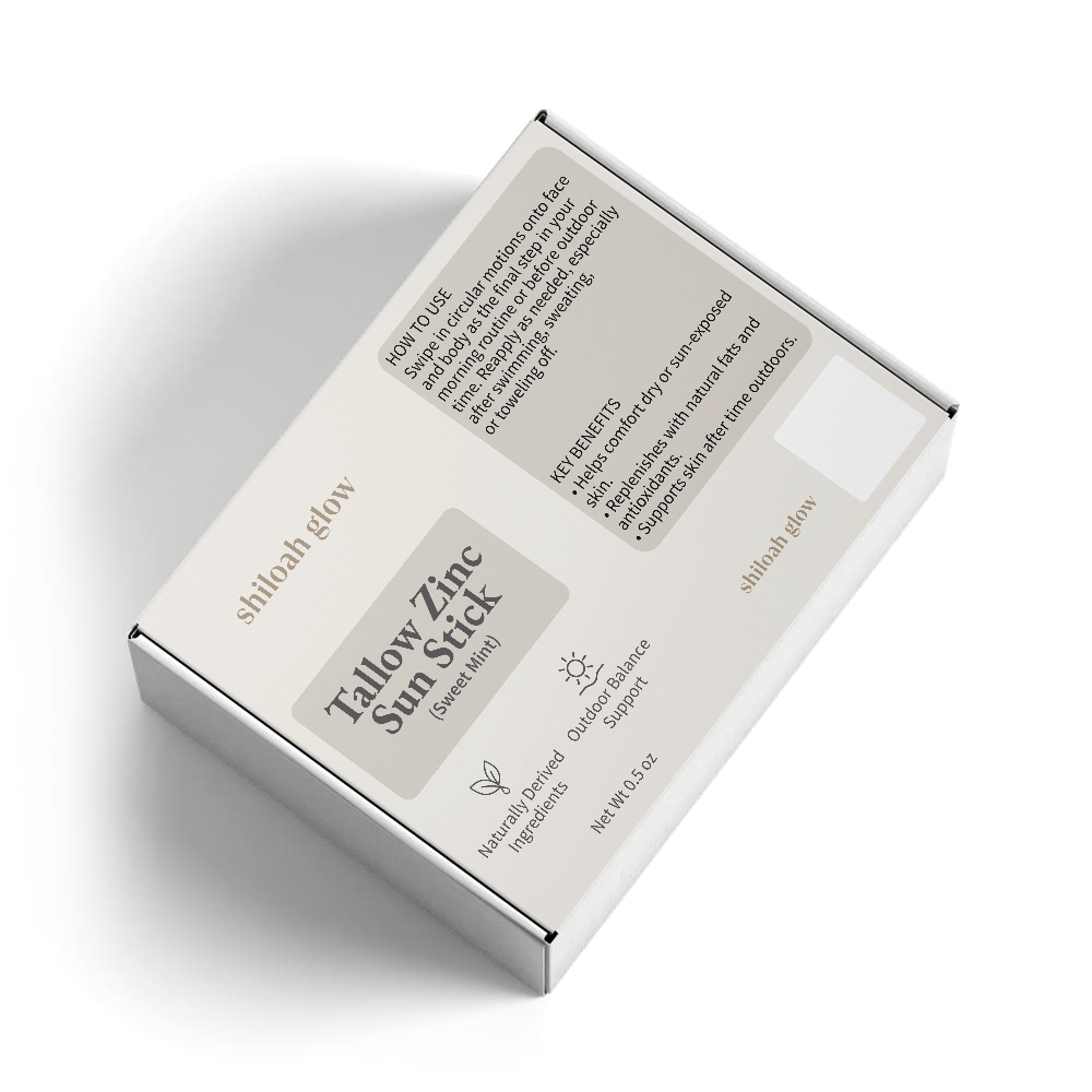 2 Pack Tallow Zinc Sun Stick