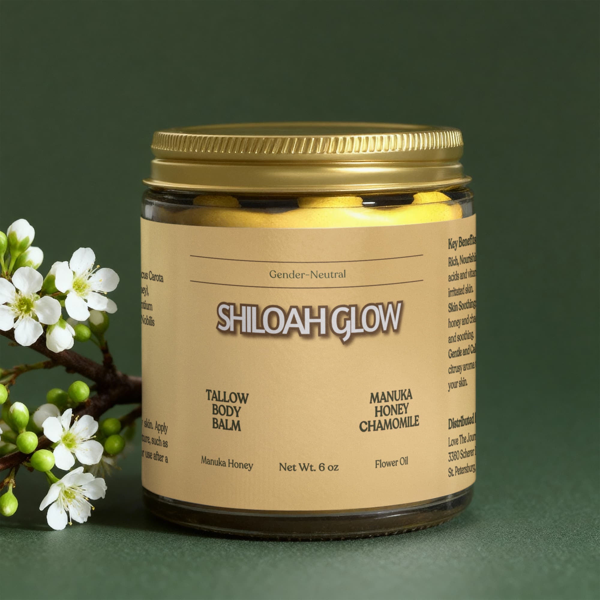 Manuka Honey Chamomile Tallow Body Balm