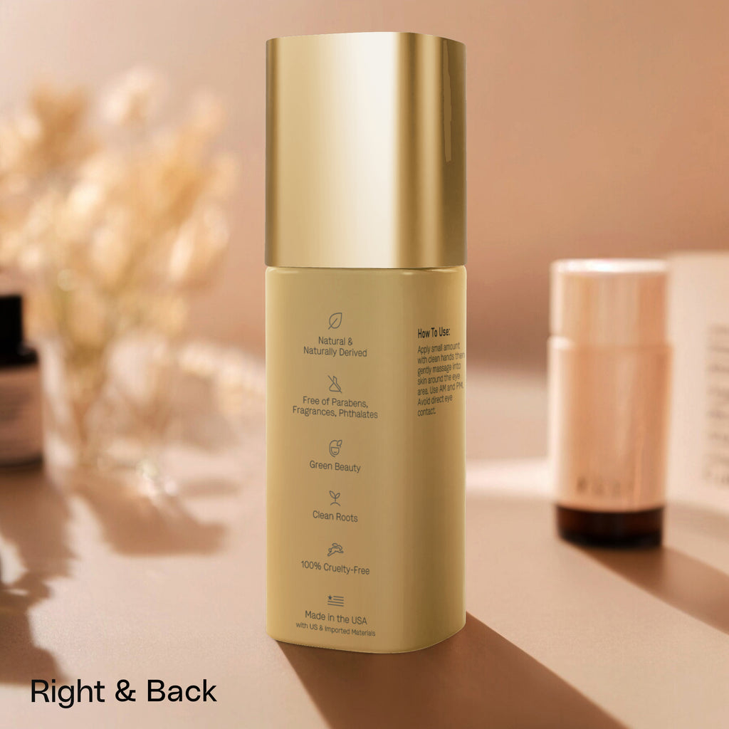 Brighten+Firm Eye Serum: Intensive Renewal Gold Cap
