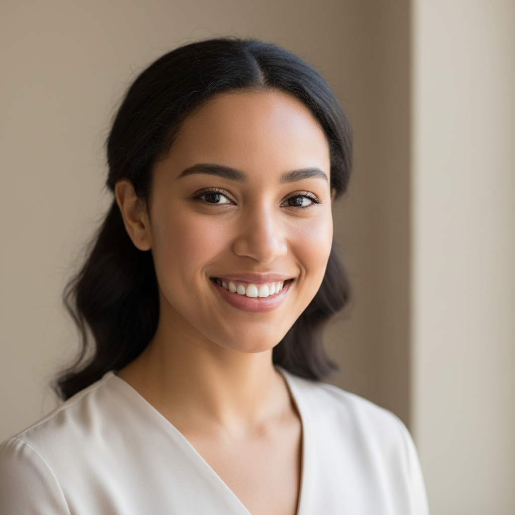 Customer with Bright Complexion